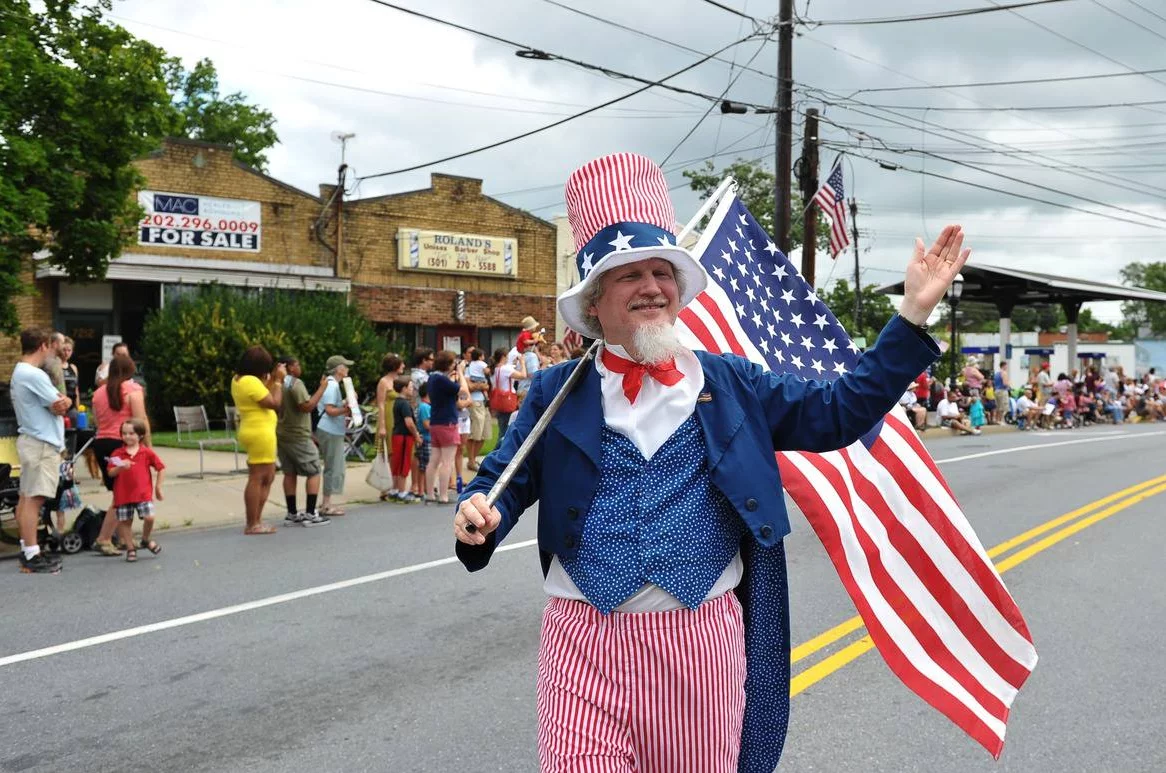 Uncle Sam at the Takoma Park 4th of July parade