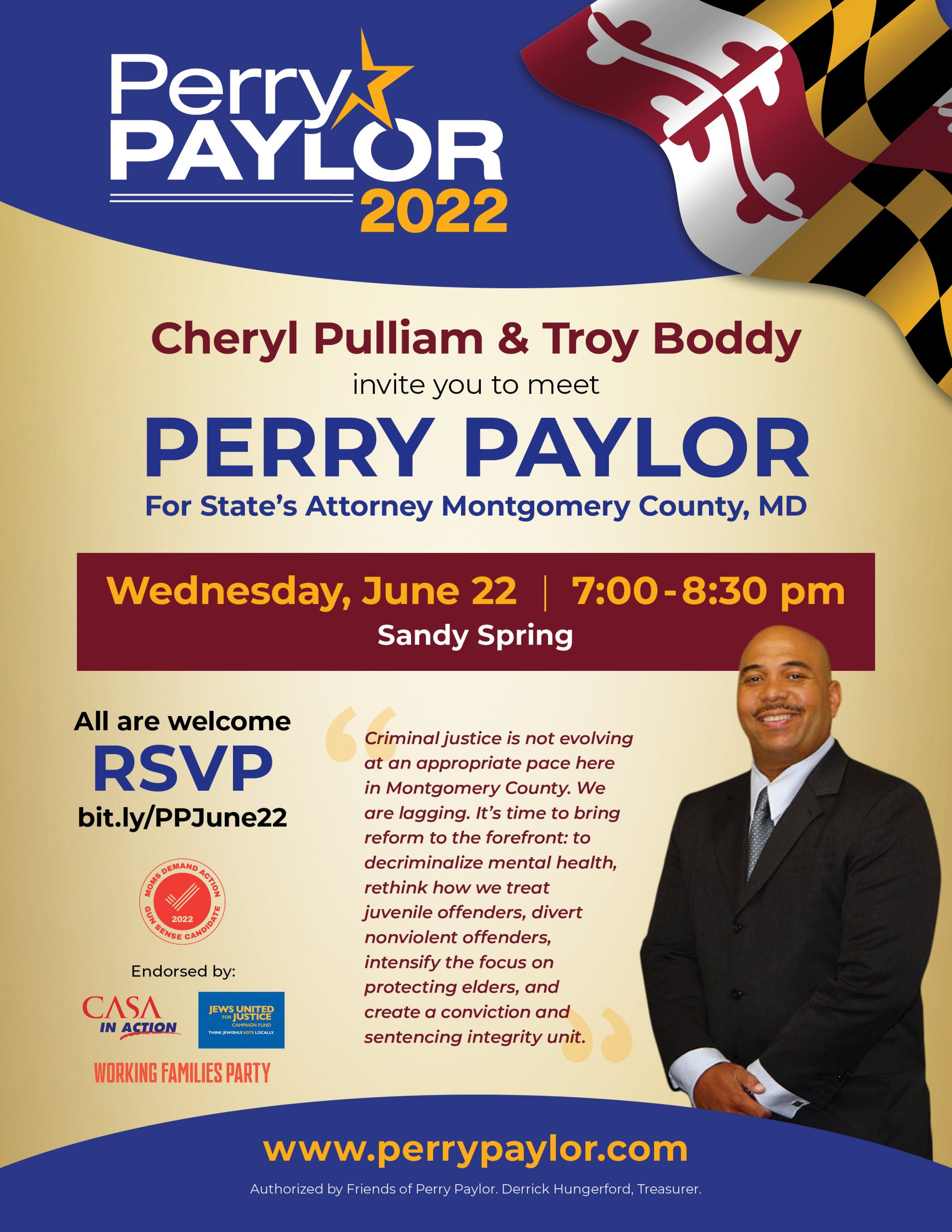 Educators for Perry flyer